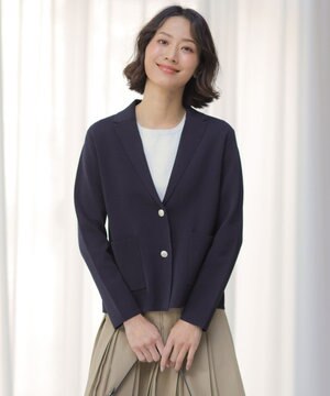  Cotton Acetate ニット ジャケット