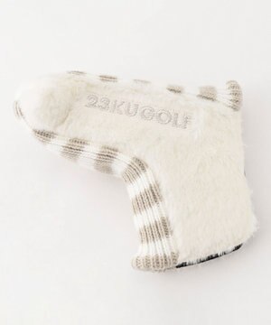  【雑貨】ファー×ボーダー パターカバー