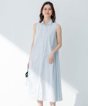 【撥水・速乾】ハイカウントストレッチシャツ ワンピース