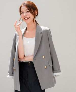  褒めらレディストレッチ テーラード ジャケット