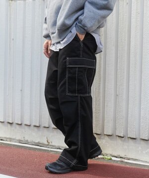 【ユニセックス着用ITEM/SMLサイズ展開】ワイドカーゴパンツ
