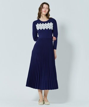  NIGHT PETAL ニットドレス