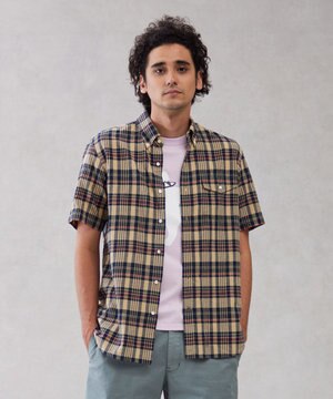  インディアンマドラスチェック シャツ