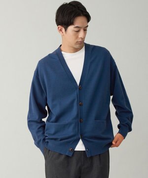 【OCEANS YouTube 掲載/男女兼用】スムースシルキーニット カーディガン