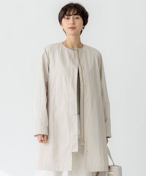  【撥水加工】ライトツイル ノーカラーコート