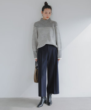  ビューティサーモ2WAYストレッチ ワイドパンツ