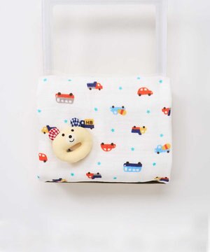  ガーゼバスタオル＆ラトルギフトセット【BOX付き】