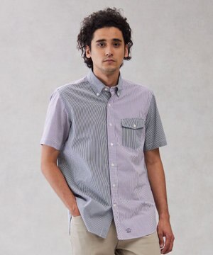  【クールマックス】クレイジーパターン サッカーシャツ/B.D.