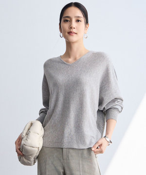 【カタログ掲載】ファインウールカシミヤドルマンシルエット ニット
