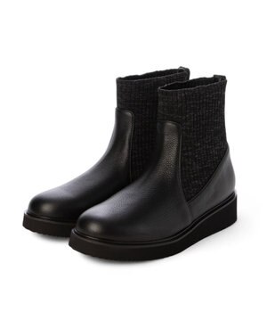  <D'ICI>アンクルストレッチショートブーツ