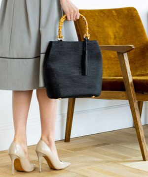  バンブーハンドルバッグ