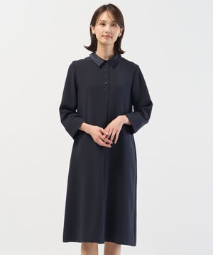 【2way】セラテリーダブルクロス 襟付き ワンピース