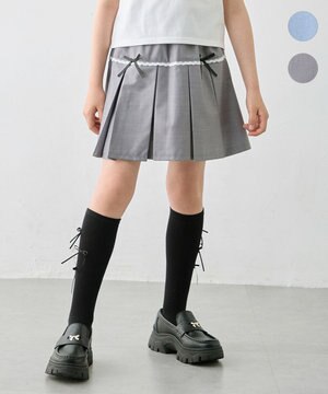  プリーツ ミニスカパン