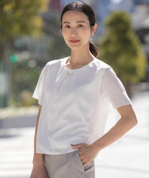  シアーストライプ カットソー