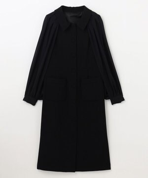  シアスリーブレイヤードレス