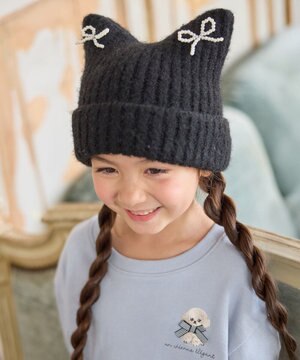  ネコニットキャップ