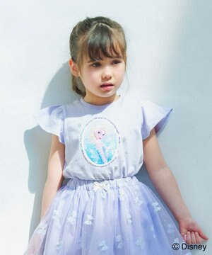  【ディズニープリンセス/フローズン】ミラクルスパンコールTシャツ