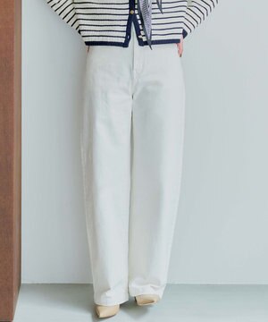 【滝沢眞規子さん着用/VERY掲載/洗える】23区DENIM ストレッチ ワイドパンツ