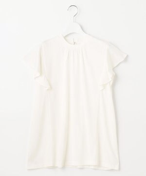  【UVケア】スタンドカラーフレアスリーブ Ｔシャツ