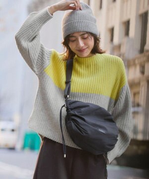  【撥水加工/WEB&一部店舗限定カラーあり】ドロ－ストリング ショルダーバッグ