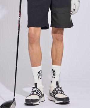 【虫よけ加工】【MEN】P-MOF ソックス ミドル丈 ゴルフ