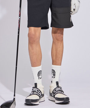 【虫よけ加工】【MEN】P-MOF ソックス ミドル丈 ゴルフ