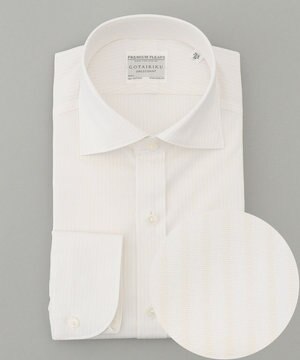  【形態安定】PREMIUMPLEATS_ワイドスプレッド 通年ドレスシャツ