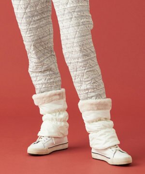  ショート丈が初登場！【WOMMEN】【撥水】ショート レッグウォーマー