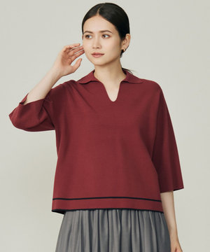 レーヨンストレッチスキッパー ニット