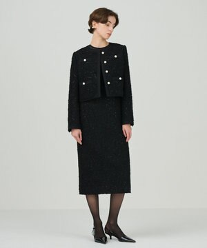  ツイードショートジャケット