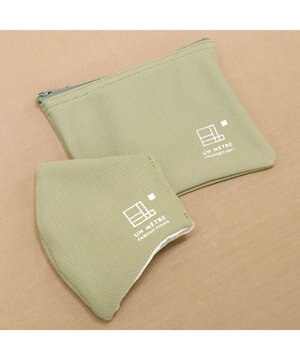  【日本製 / 呼吸がしやすい / 抗菌防臭】クールマスク＆ポーチセット / イージス
