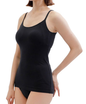 【WOMEN】TTON【選べるマイサイズ】なめらかレーヨンカップ付キャミソール