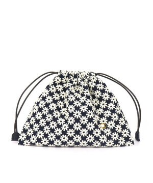  【花の刺繍 / セットで持っても可愛い】ポーチ大 / REGALO