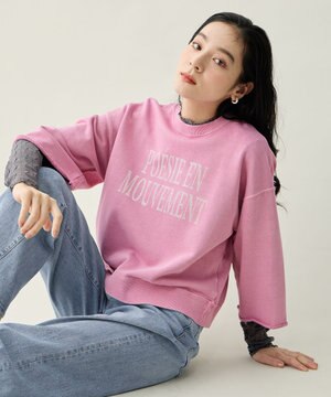  ピグメントロゴスウェット