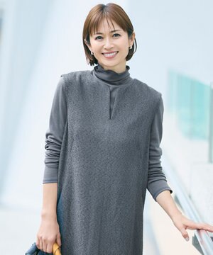  【SHIHOさん着用・着回し抜群】シアーツイストインナー トップス