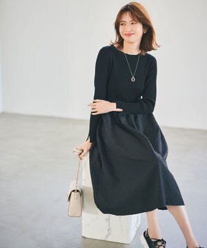  【洗える】フクレジャカード ワンピース