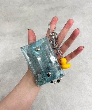  カラビナ付きミニポーチ