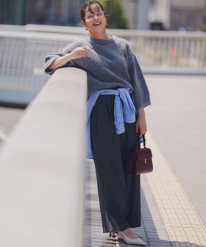  【加藤ローサさん着用】ハンサムツイルカーヴィーパンツ
