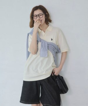  【ユニセックス着用ITEM/SMLサイズ展開】U.S. POLO ASSN.別注ポロシャツ