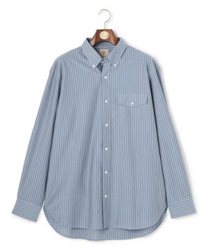  【KING SIZE】【KANEMASA JERSEY】ストライプボタンダウン シャツ