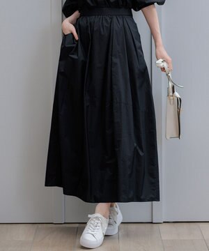  【洗える】ナイロンコットンポプリン スカート