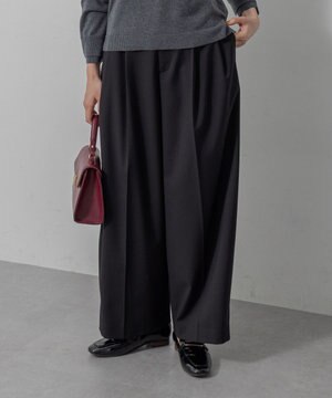  【加藤ローサさん着用】ハンサムツイルカーヴィーパンツ