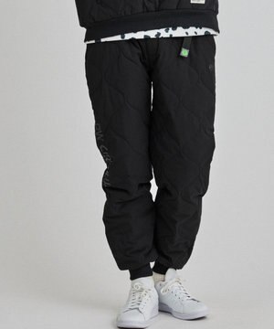 【MEN】ひょうたんキルト中綿ワイドジョガーパンツ