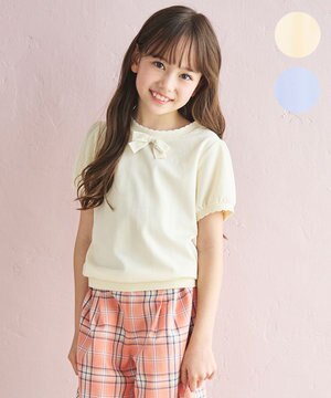  【110-140㎝】 プティリボンカノコトップス