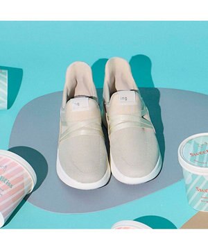  <ing>【レイン対応】ハンズフリーニットスニーカー