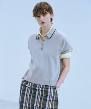  【洗える】DRY COTTON ニットポロ