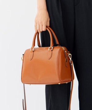 【CLASSY.1月号掲載】リサイクルレザー ボストンバッグ