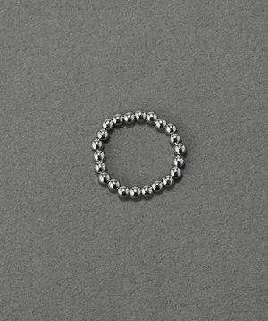  【伸びるリング・金属アレルギー対応】バブルフィットリング　シルバー