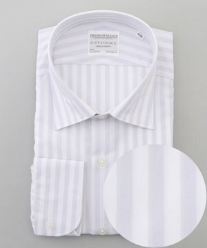  【形態安定】PREMIUMPLEATS_セミワイドカラー _通年ドレスシャツ(25年秋冬限定色)