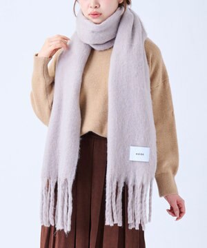  【美人百花2月号/CanCam/andGIRL掲載】洗える ボリュームマフラー ソフトプレーン 幅40cm